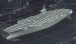 Nuclear-powered aircraft carrier...